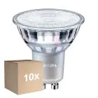Confezione Multipack 10x Philips MASTER Value Faretti LED GU10 PAR16 3.7W 355lm 60D - 927 Bianco Molto Caldo | Miglior Resa Cromatica - Dimmerabile - Sostitutiva 50W